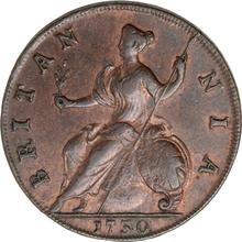 Halfpenny 1730    "Young Head"