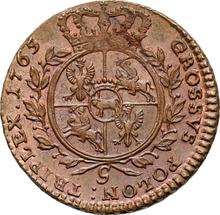 3 Groszy (Trojak) 1765  g  "Portrait in armor"