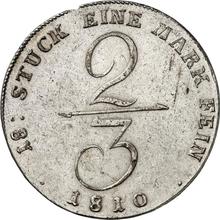 2/3 Thaler 1810   