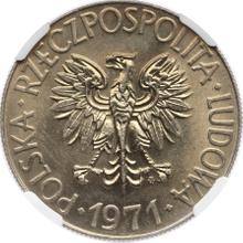 10 Zlotych 1971 MW   "200th Anniversary of the Death of Tadeusz Kosciuszko"