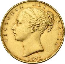 Sovereign 1871   WW "Shield"