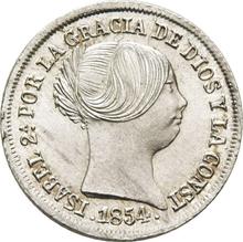 2 Reales 1854   