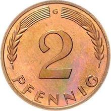 2 Pfennig 1964 G  