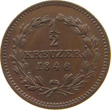 Medio kreuzer 1846   
