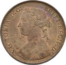 Halfpenny 1876 H  
