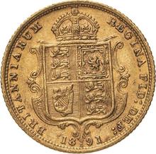 Half Sovereign 1891 S   "Jubilee portrait"
