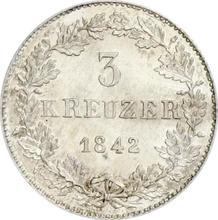 3 Kreuzer 1842   