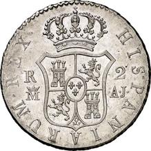 2 Reales 1831 M AJ 