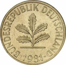 10 Pfennig 1981 J  