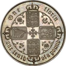 Florin 1862   WW "Gothic"