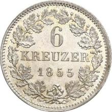 6 Kreuzer 1855   