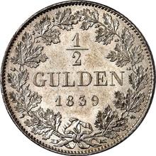 1/2 Gulden 1839   