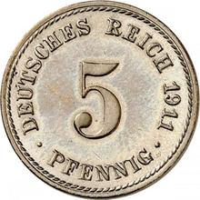 5 Pfennig 1911 A  