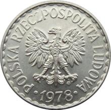 1 Zloty 1978 MW  