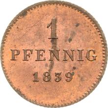 1 Pfennig 1839   