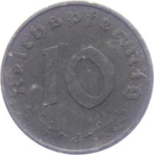 10 Reichspfennig 1942 J  
