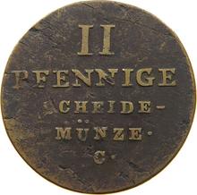 2 fenigi 1829 C  