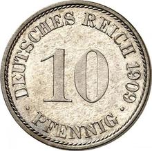 10 Pfennig 1909 A  