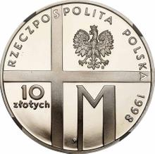 10 Zlotych 1998 MW  EO "Papst Johannes Paul II"