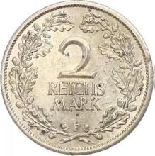 2 Reichsmark 1931 F  