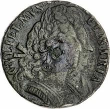 Halfpenny 1692    "Cuirassed bust"