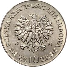 10 злотых 1971 MW  WK "50 лет III Силезскому восстанию"