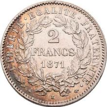 2 Francs 1871 K   "With Motto"