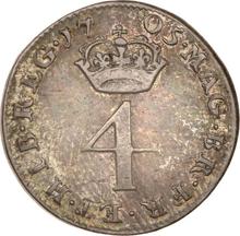 Fourpence (Groat) 1705   