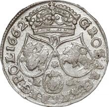 6 Groszy (Szostak) 1662  NG  "Bust without circle frame"