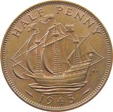 Halfpenny 1945   HP