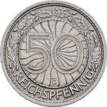 50 Reichspfennig 1935 E  