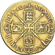 Guinea 1680    "Fourth laureate bust"