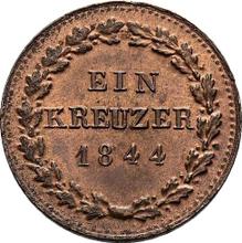 1 крейцер 1844   