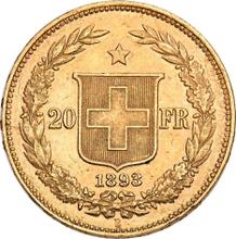 20 Francs 1893 B  