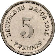 5 Pfennig 1915 F  