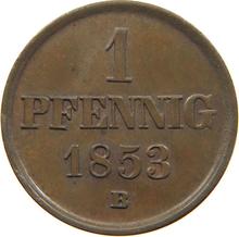 1 Pfennig 1853 B  