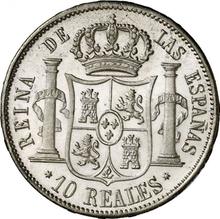 10 Reales 1854   