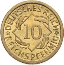 10 reichspfennig 1935 F  