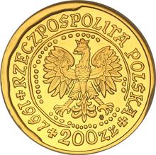 200 Zlotych 1997 MW  NR "White-tailed eagle"