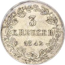 3 Kreuzer 1842   