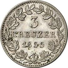 3 Kreuzer 1855   