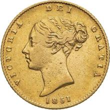 1/2 Sovereign 1851   
