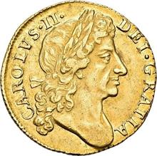 Half Guinea 1680    "Second laureate bust"