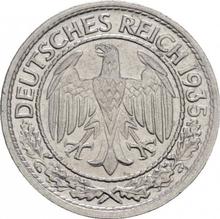 50 reichspfennig 1935 G  