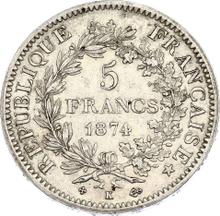 5 Franken 1874 K   "Herkules"