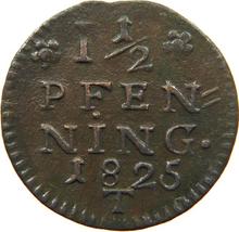 1 1/2 pfennig 1825  T 