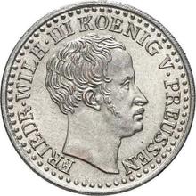 Silber Groschen 1827 D  