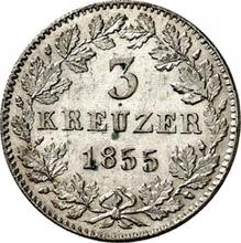 3 Kreuzer 1855   