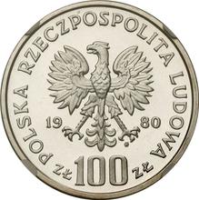 100 złotych 1980 MW   "Jan Kochanowski" (Próba)