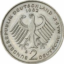 2 Mark 1982 G   "Theodor Heuss"